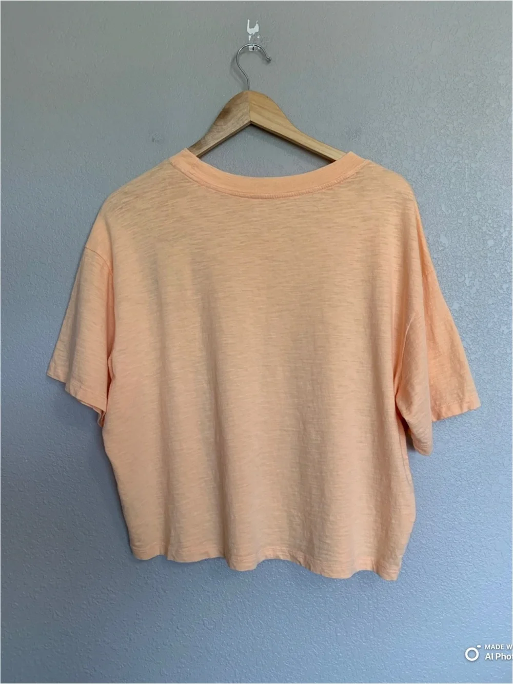 Universal Thread Mellow Orange Boxy Short Sleeve T-Shirt NWT 100% Cotton - Picture 5 of 12